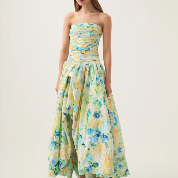 Violette Bubble Hem Maxi Dress - Picture 5 of 7